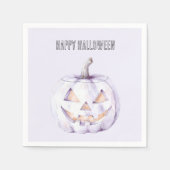 Lavendel Halloween Pompoen Servet (Voorkant)