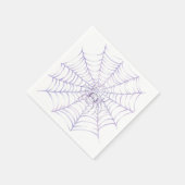 Lavendel Halloween Spin op Web Servet (Hoek)