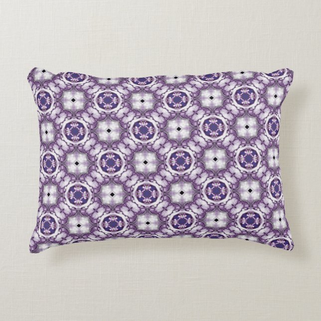 Lavendel Halo  Accent Kussen (Voorkant)
