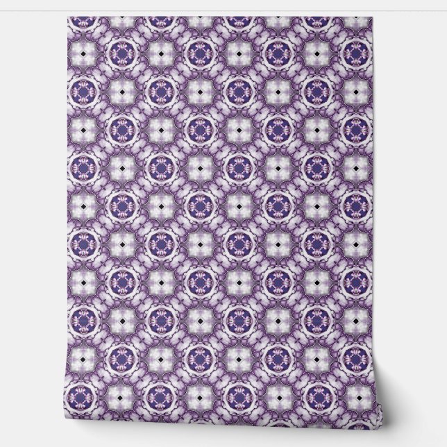 Lavendel Halo  Behang (Afrollen)