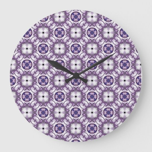 Lavendel Halo  Grote Klok (Voorkant)