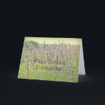 Lavendel Happy Birthday Sister-in-Law Kaart<br><div class="desc">Dromerige verjaardagswensen voor je schoonzus.</div>