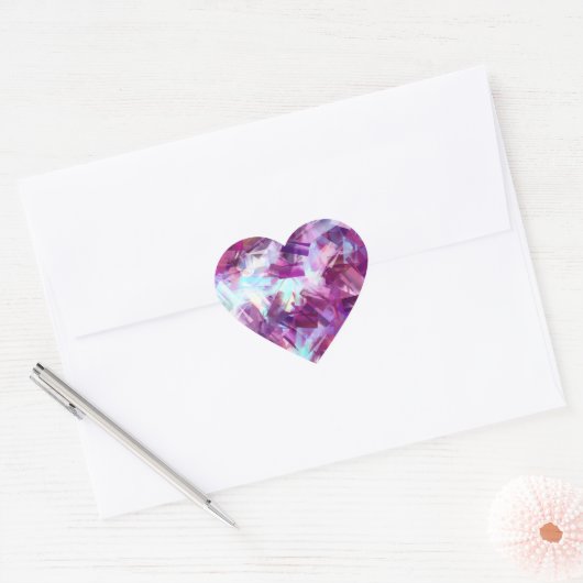 LAVENDEL HART STICKER (Envelop)