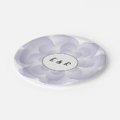 Lavendel Hartbloem Papieren Bordje (Gekanteld)