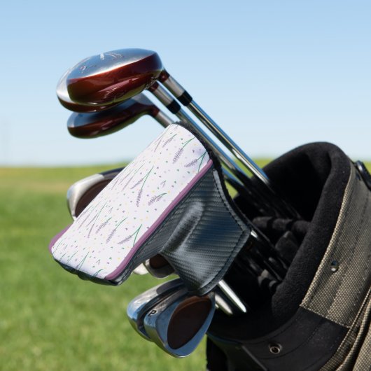 Lavendel Harten Girly Golf Golfheadcover (Insitu)