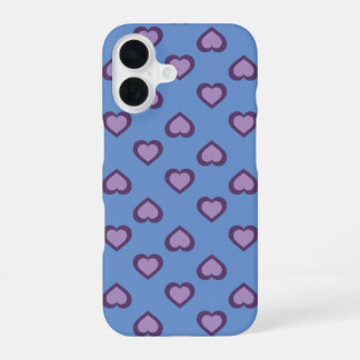 Lavendel Hartjes Patroon Case-Mate iPhone Hoesje iPhone 16 Hoesje