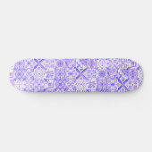 Lavendel Haze Boho Mediterraan Tegel Skateboard (Horizontaal)