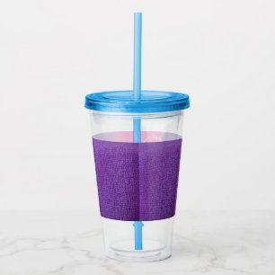 Lavendel Haze: Lichte Paarse Acryl Tumbler" Drinkbeker