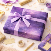Lavendel Hemels Luxe Cadeaupapier