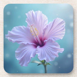 Lavendel Hibiscus Flower Bier Onderzetter