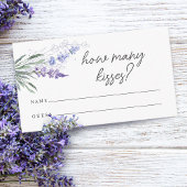 Lavendel | Hoeveel kussen | Vrijgezellenfeesten wi Informatiekaartje