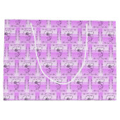 Lavendel Horizontale Cadeautas Flowing Beauty (Achterkant)