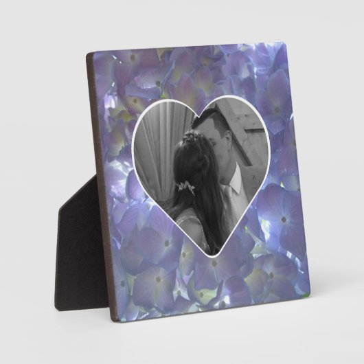 Lavendel hortensia's paarse bloemig fotoplaat (Voorkant)