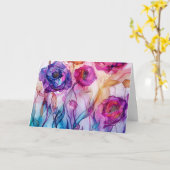 Lavendel Hues - Gepersonaliseerde Moederdag Kaart (Gele Bloem)