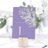 Lavendel Huwelijk Tafel Nummers, Salie Groene Bloe