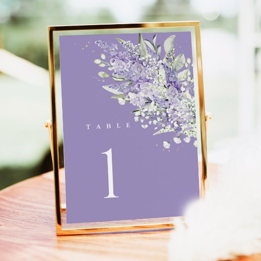 Lavendel Huwelijk Tafel Nummers, Salie Groene Bloe