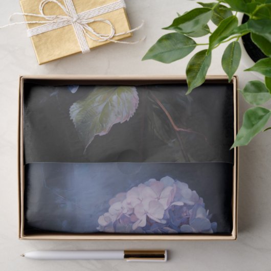 Lavendel Hydrangea 1 Decoupage papier (Geschenk)