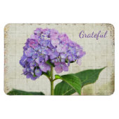 Lavendel Hydrangea Dankbaarheid Magneet (Horizontaal)
