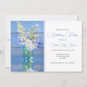 Lavendel Hydrangea Reflecties Verjaardag Kaart (Voorkant)