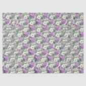  Lavendel Hydrangeas & Eucalyptus Tissuepapier (Voorkant)