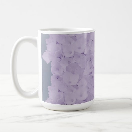 Lavendel Hydrangea's Koffiemok (Links)