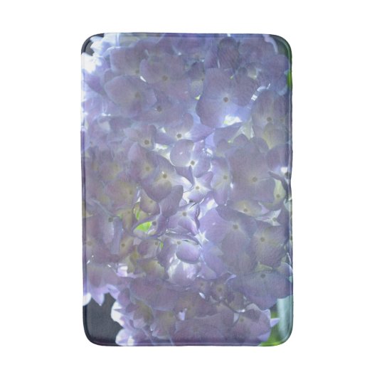 Lavendel Hydrangeas paarse bloemen Badmat (Voorkant Verticaal)