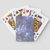 Lavendel Hydrangeas paarse bloemen Pokerkaarten (Achterkant)