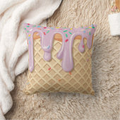 Lavendel Ice Cream Sprinkle Fantasy Kussen (Deken)