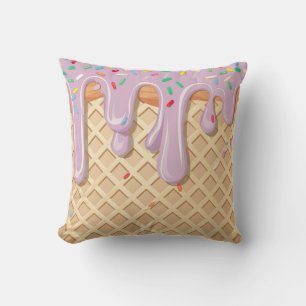 Lavendel Ice Cream Sprinkle Fantasy Kussen