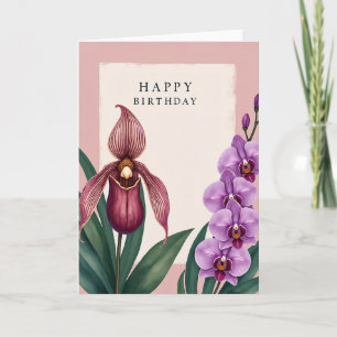 Lavendel Illustratie Verjaardagskaart Kaart