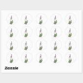Lavendel in Bloom kaart / letter seal stickers (Vel)