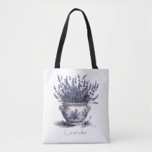 Lavendel in Delfts Blauw, aanpasbaar