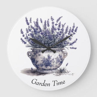 Lavendel in Delfts Blauw Grote Klok