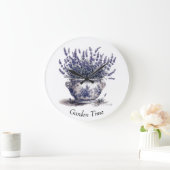 Lavendel in Delfts Blauw Grote Klok (Huis)