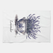 Lavendel in Delfts Blauw Theedoek (Horizontaal)