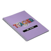 Lavendel in mijn docententijd quote notitieboek (Rechterzijde)
