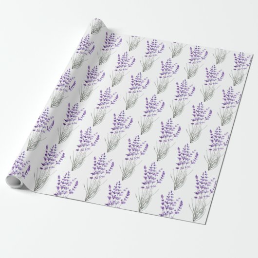 Lavendel Inpakpapier (Uitgerold)