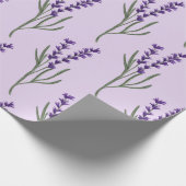 Lavendel inpakpapier Paarse Patroon (Hoek)
