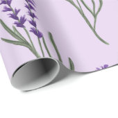 Lavendel inpakpapier Paarse Patroon (Rol Hoek)