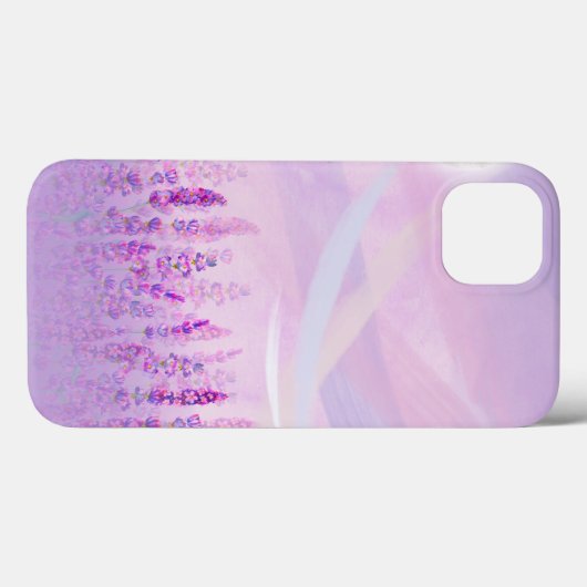 Lavendel iPhone Case (Achterkant (horizontaal))