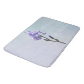 Lavendel Iris en Knoppen Badmat (Gekanteld)