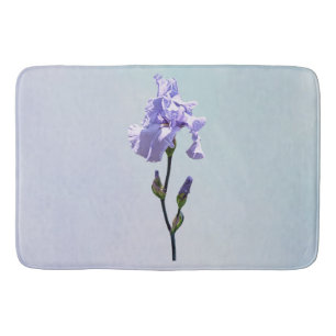 Lavendel Iris en Knoppen Badmat