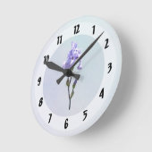 Lavendel Iris en Knoppen Ronde Klok (Hoek)