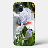 Lavendel Iris Hoesje-Mate Telefoon Case (Achterkant)