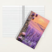 Lavendel Journal Notitieboek Klaagliederen 3:23 (Binnen)