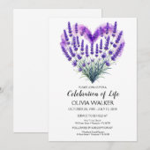 Lavendel Kaart (Voorkant / Achterkant)