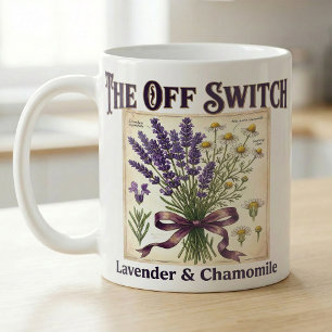 Lavendel Kamille Klassiek Recept Kruiden Ontspanni Koffiemok