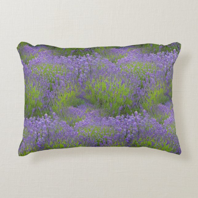 Lavendel Katoen Accent Kussen 16" x 12" (Voorkant)