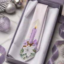 Lavendel Kerstmis Kerstkaars