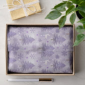 Lavendel Kerstwinter Tissuepapier (Geschenk)